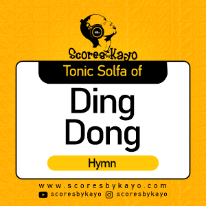 Tonic Solfa of Ding Dong Merrily on High Christmas Carol