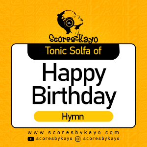 Tonic Solfa of Happy Birthday to you