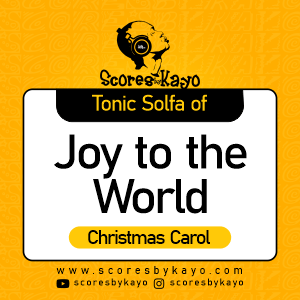 Tonic Solfa of Joy to the World Christmas Carol